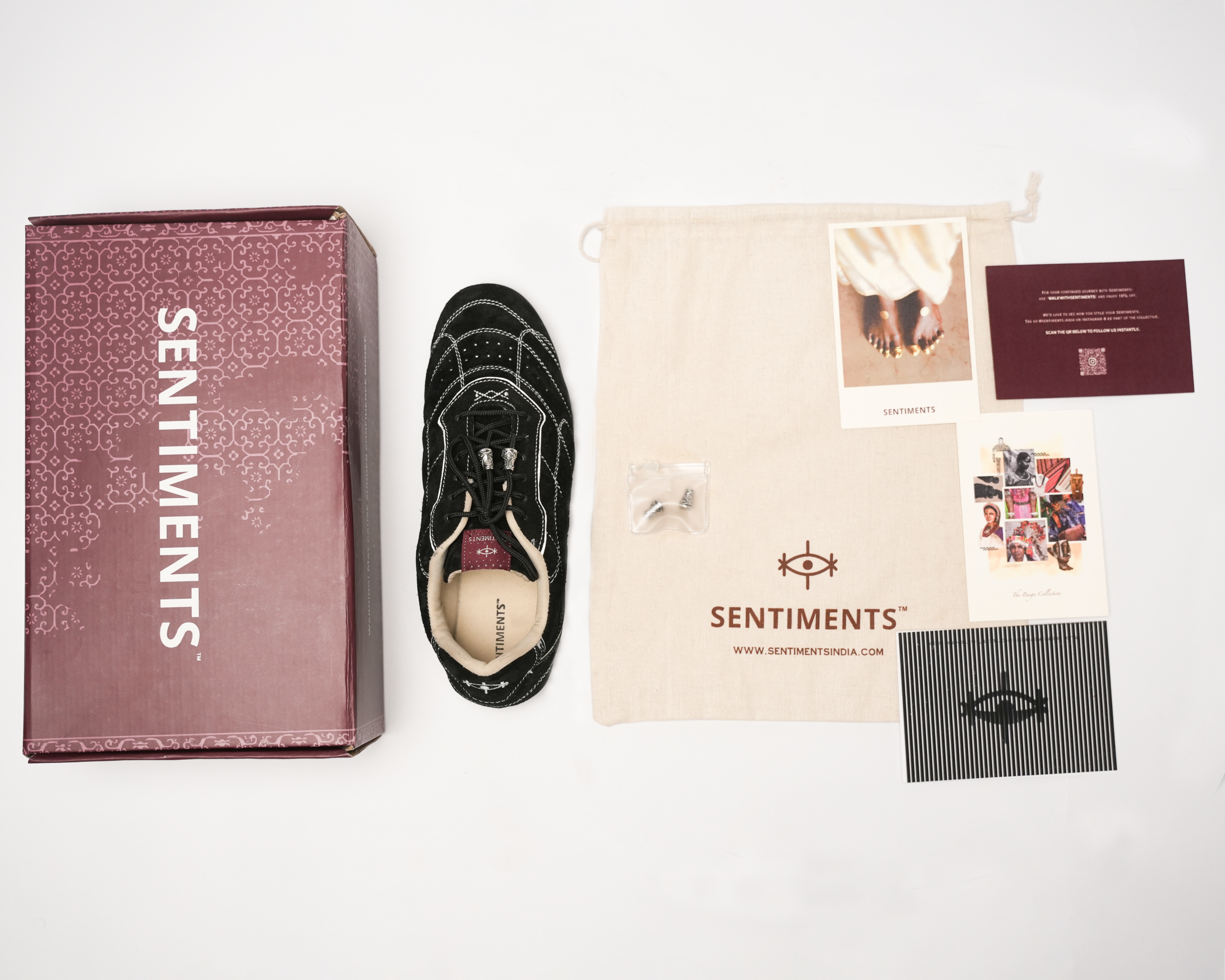 Syahi Black Baiga Sneakers - Image 6